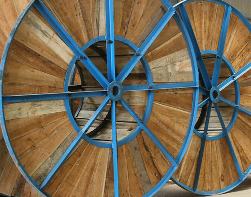 大型鐵木電纜盤 大型鐵木電纜盤